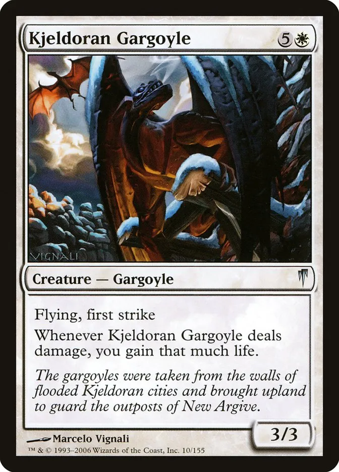 2006 Coldsnap Kjeldoran Gargoyle uncommon #10 uncommon card image