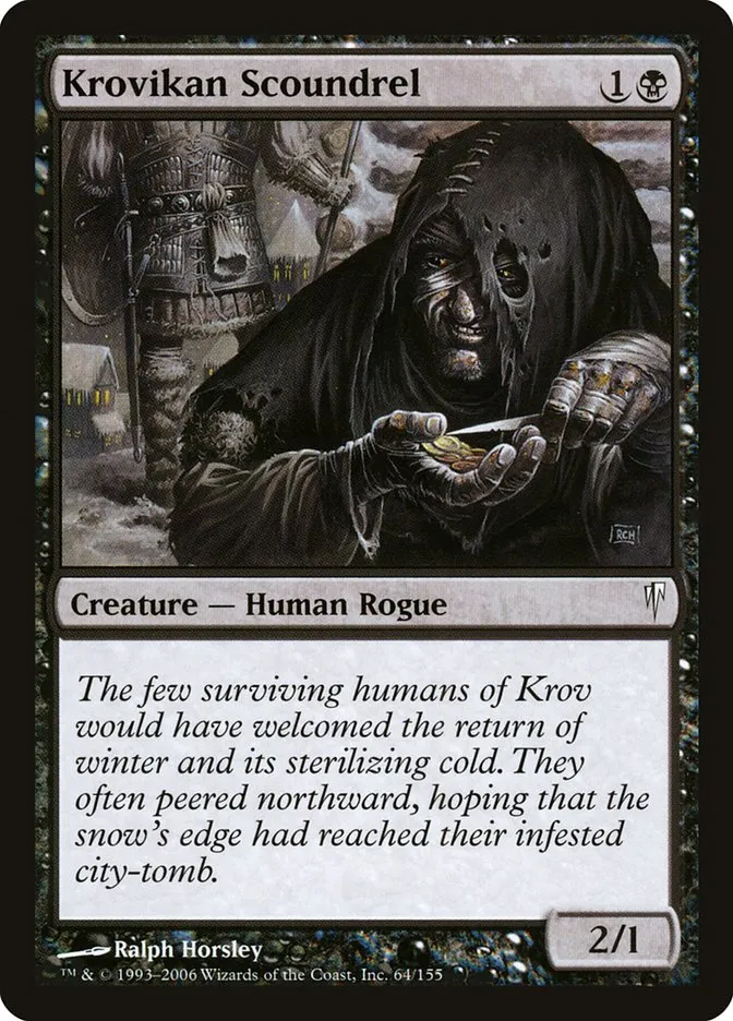 2006 Coldsnap Krovikan Scoundrel #64 common card image