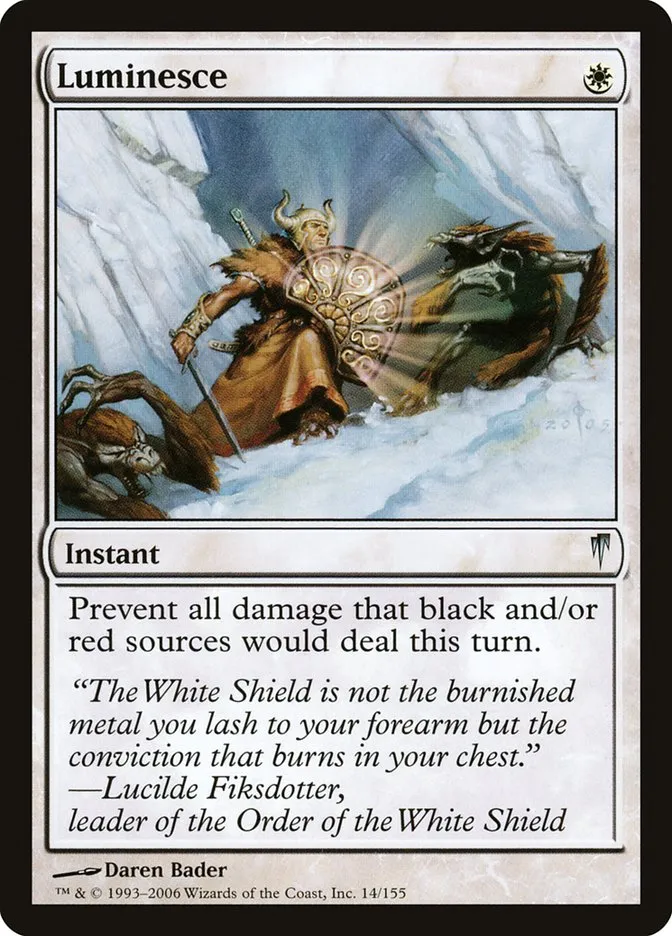 2006 Coldsnap Luminesce #14 uncommon card image