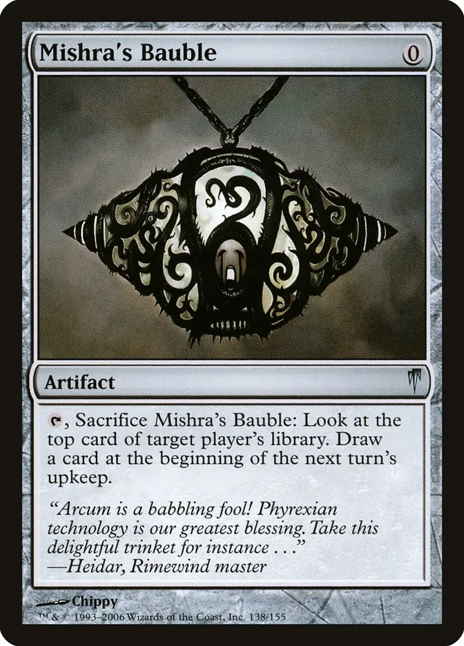 2006 Coldsnap Mishra's Bauble [Foil] uncommon #138 uncommon card image