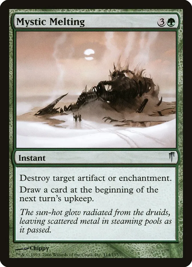 2006 Coldsnap Mystic Melting #114 uncommon card image