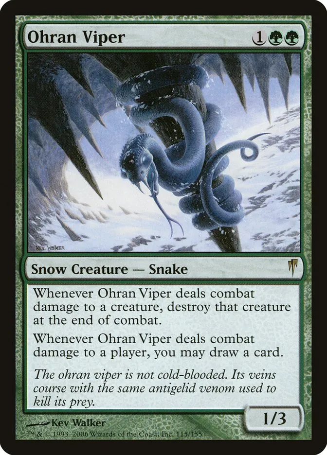 2006 Coldsnap Ohran Viper #115 rare card image