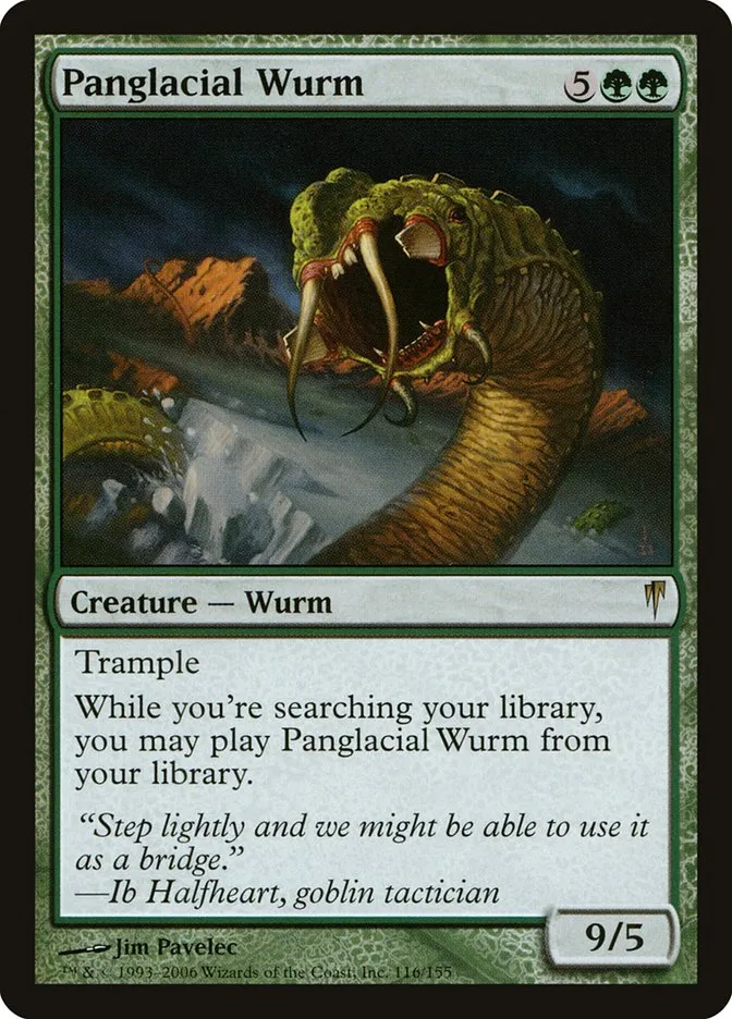 2006 Coldsnap Panglacial Wurm #116 rare card image