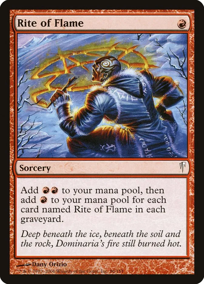 2006 Coldsnap Rite of Flame #96 common card image