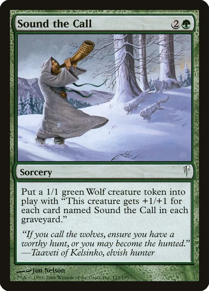 2006 Coldsnap Sound the Call #123 common card image