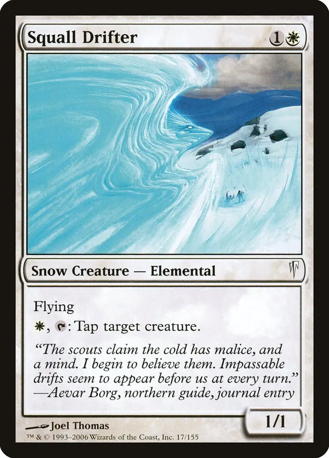 2006 Coldsnap Squall Drifter common #17 common card image
