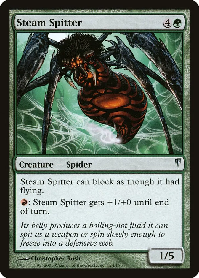 2006 Coldsnap Steam Spitter uncommon #124 uncommon card image