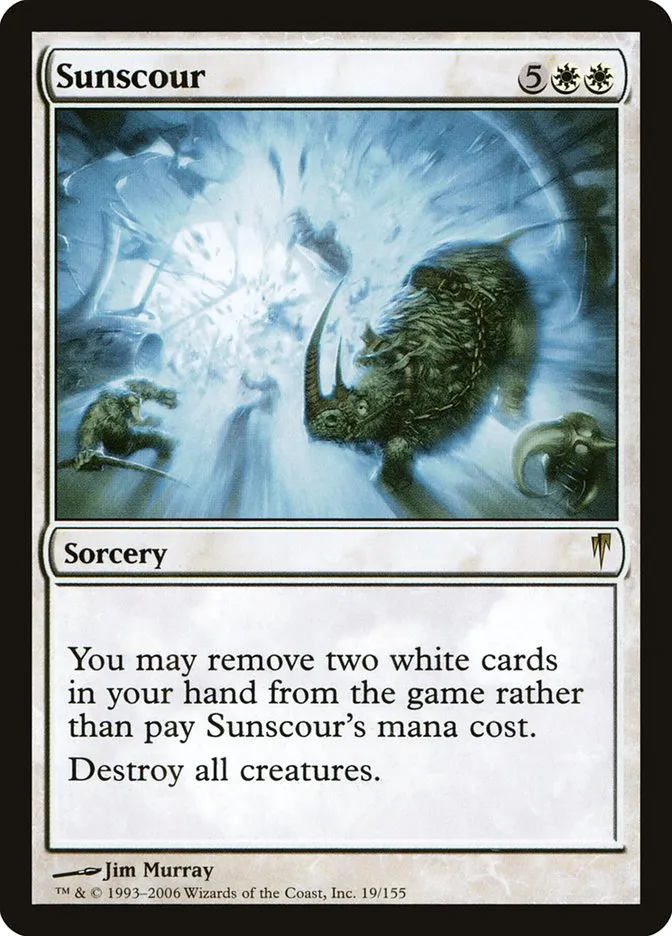 2006 Coldsnap Sunscour [Foil] rare #19 rare card image