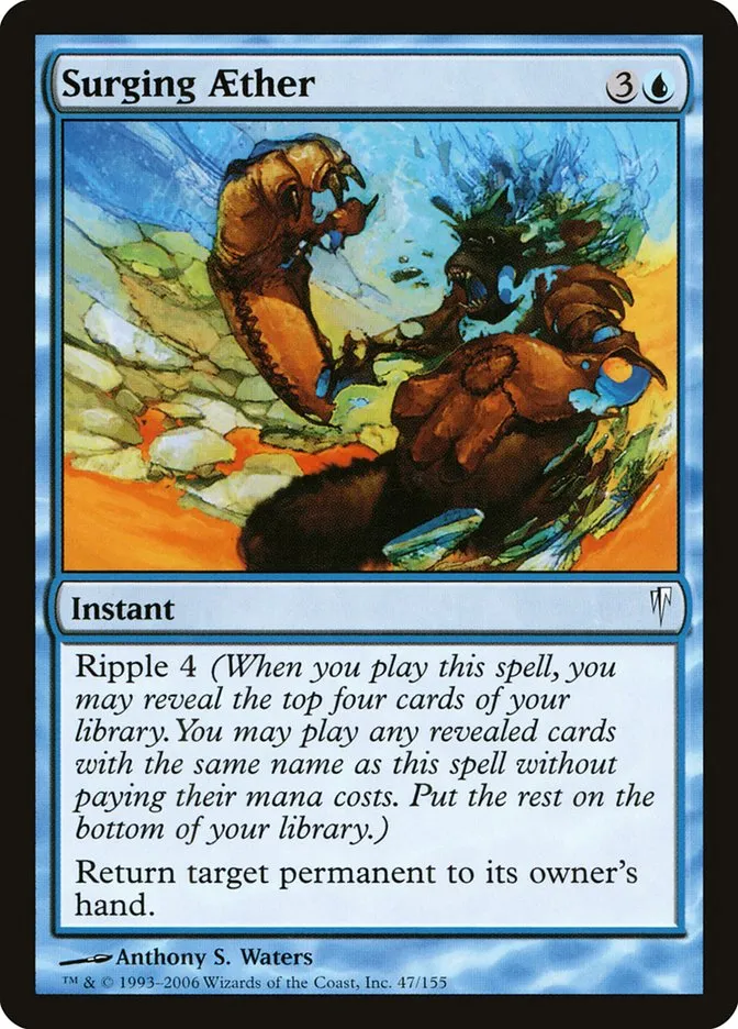 2006 Coldsnap Surging Aether common #47 common card image