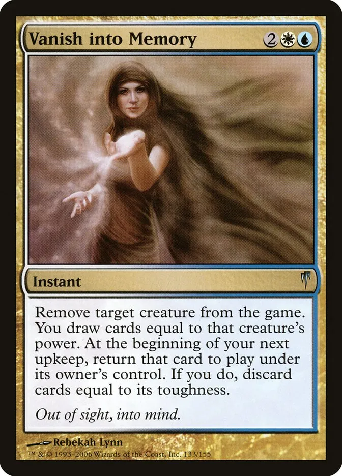 2006 Coldsnap Vanish into Memory uncommon #133 uncommon card image