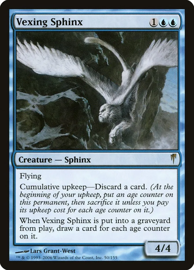2006 Coldsnap Vexing Sphinx #50 rare card image