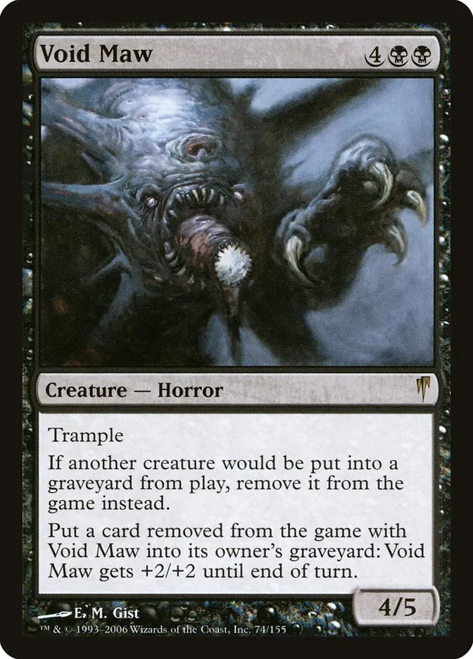2006 Coldsnap Void Maw rare #74 rare card image