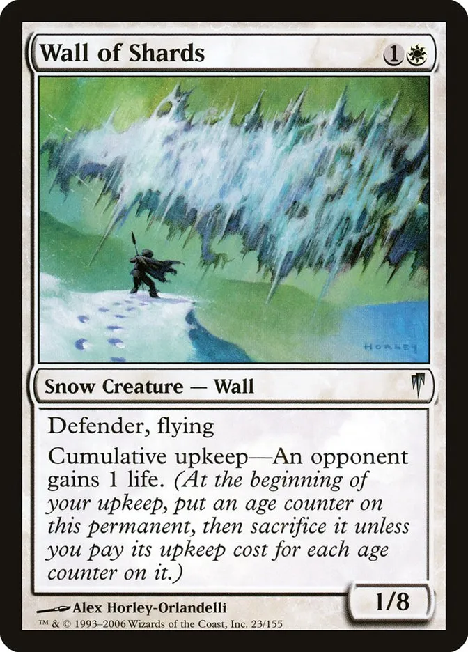 2006 Coldsnap Wall of Shards #23 uncommon card image