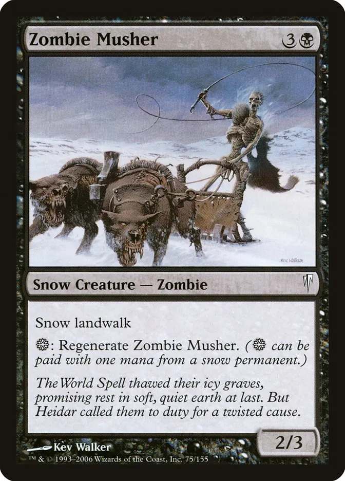 2006 Coldsnap Zombie Musher #75 common card image