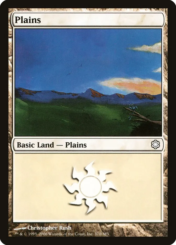 2006 Coldsnap Theme Decks Plains common #370 common card image