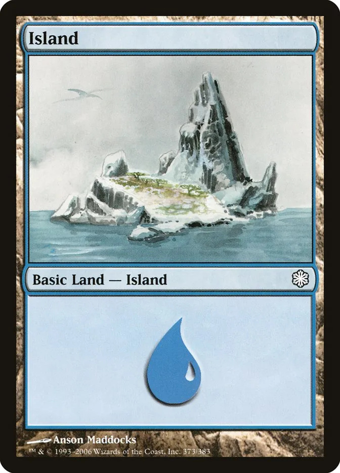 2006 Coldsnap Theme Decks Island common #373 common card image