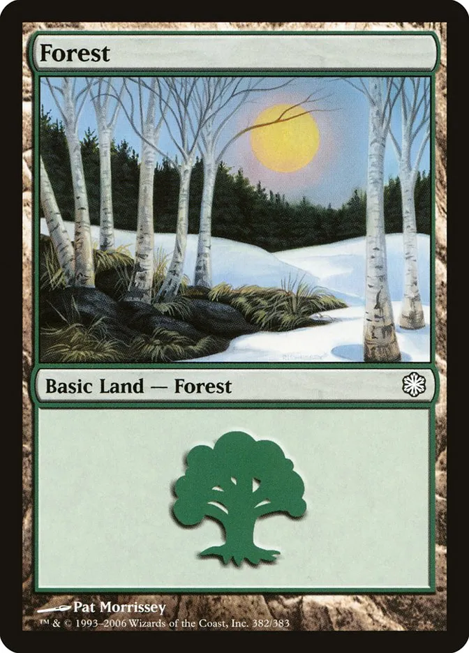2006 Coldsnap Theme Decks Forest common #382 common card image