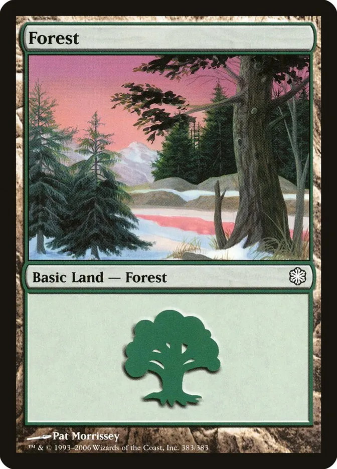 2006 Coldsnap Theme Decks Forest common #383 common card image