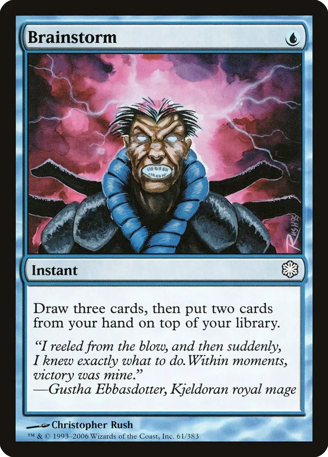 2006 Coldsnap Theme Decks Brainstorm common #61 common card image