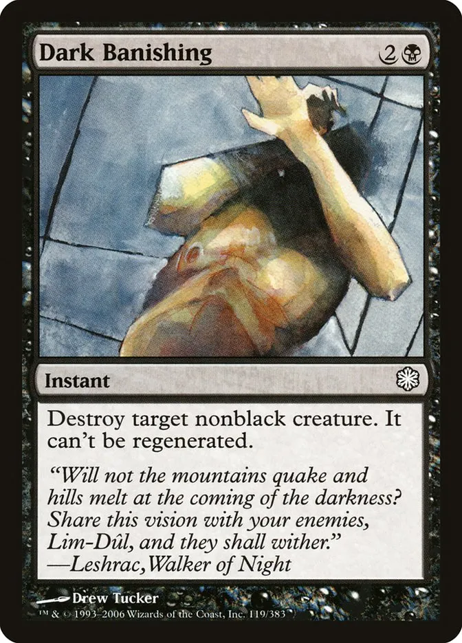 2006 Coldsnap Theme Decks Dark Banishing common #119 common card image