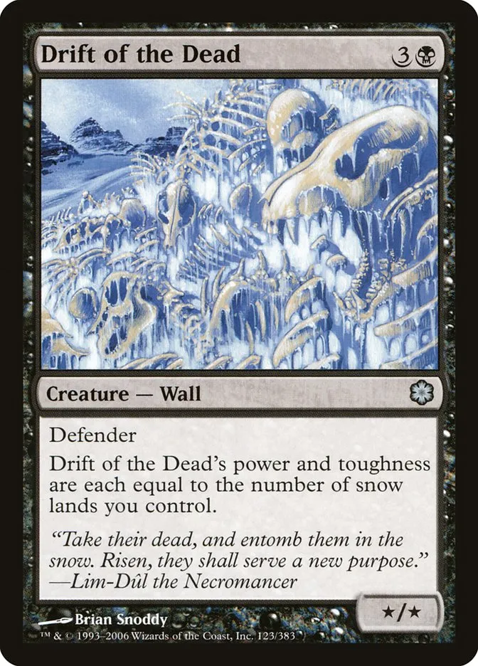 2006 Coldsnap Theme Decks Drift of the Dead uncommon #123 uncommon card image