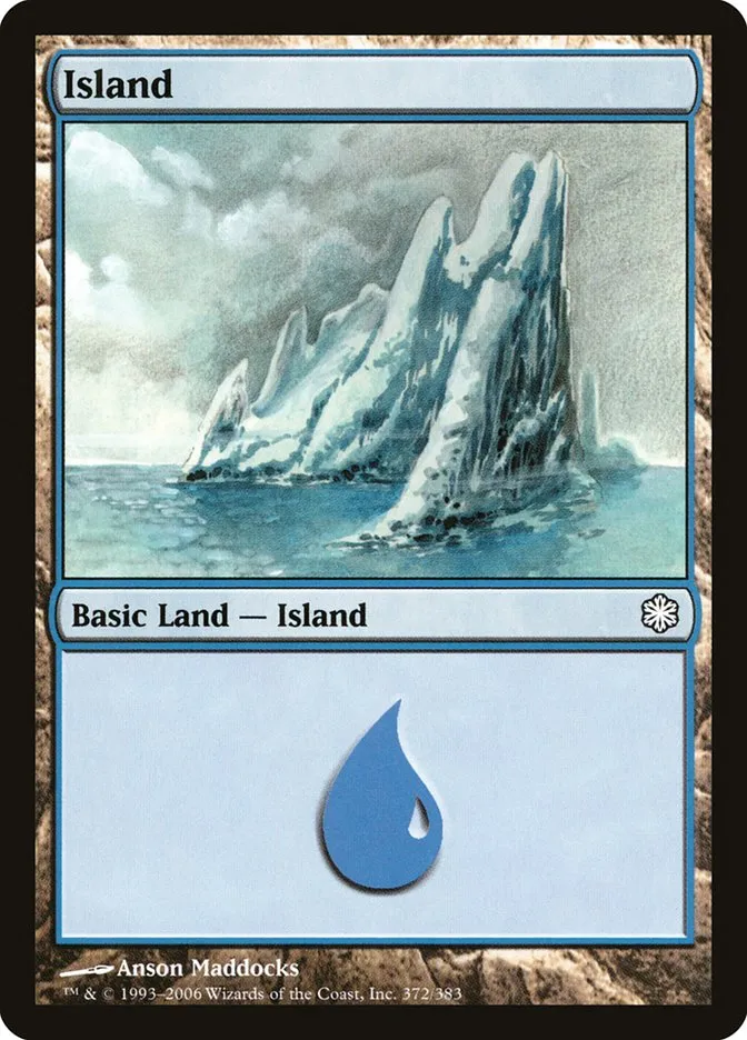2006 Coldsnap Theme Decks Island common #372 common card image