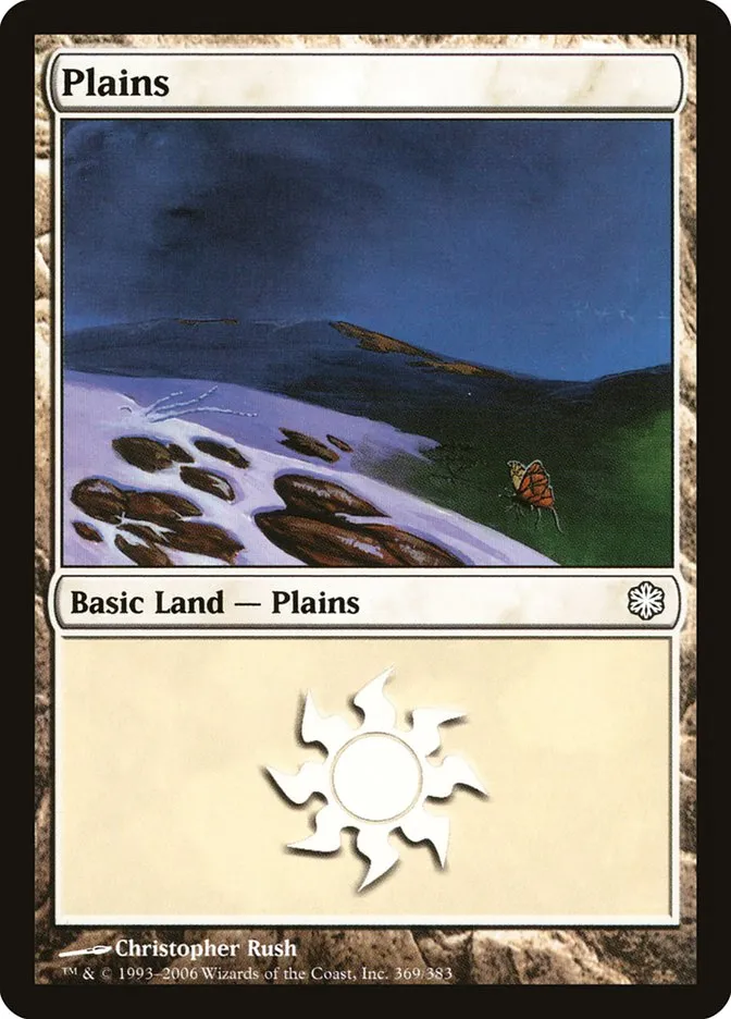 2006 Coldsnap Theme Decks Plains common #369 common card image