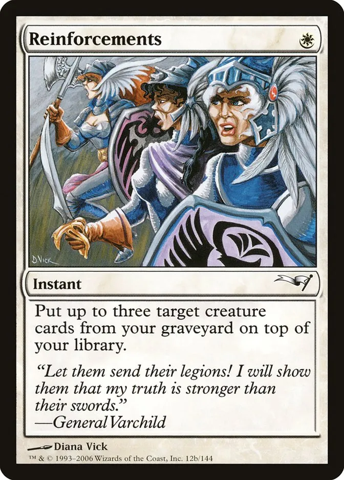 2006 Coldsnap Theme Decks Reinforcements common #12b common card image