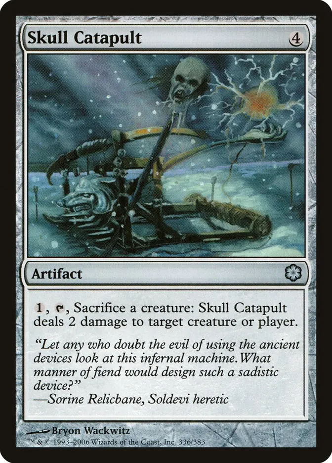 2006 Coldsnap Theme Decks Skull Catapult uncommon #336 uncommon card image