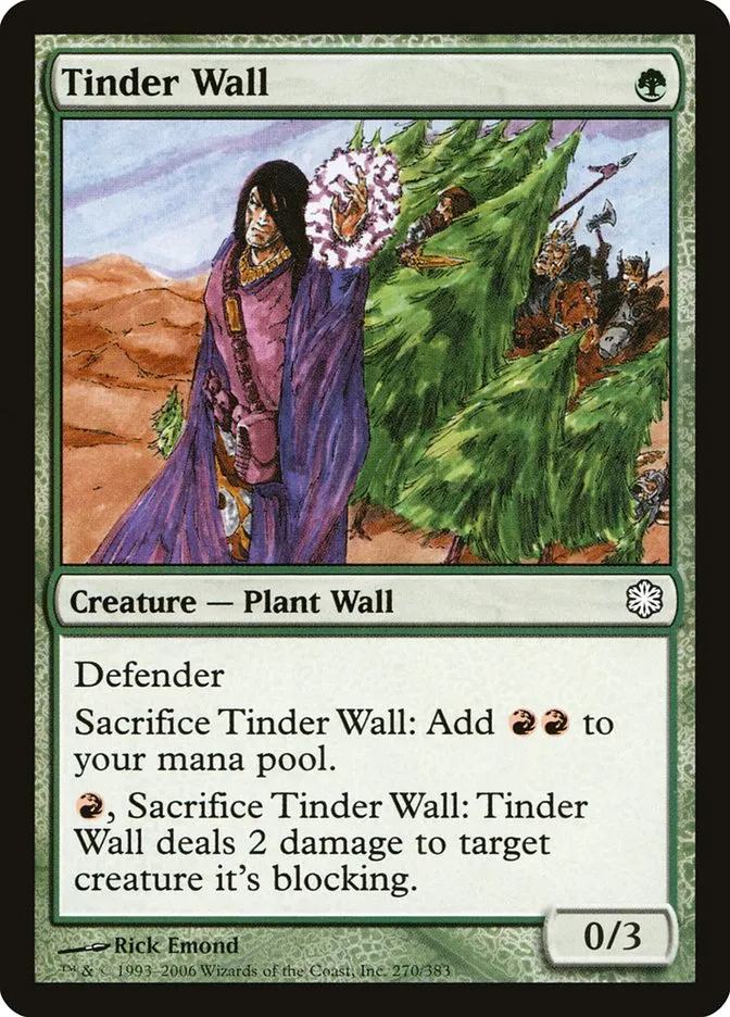 2006 Coldsnap Theme Decks Tinder Wall common #270 common card image