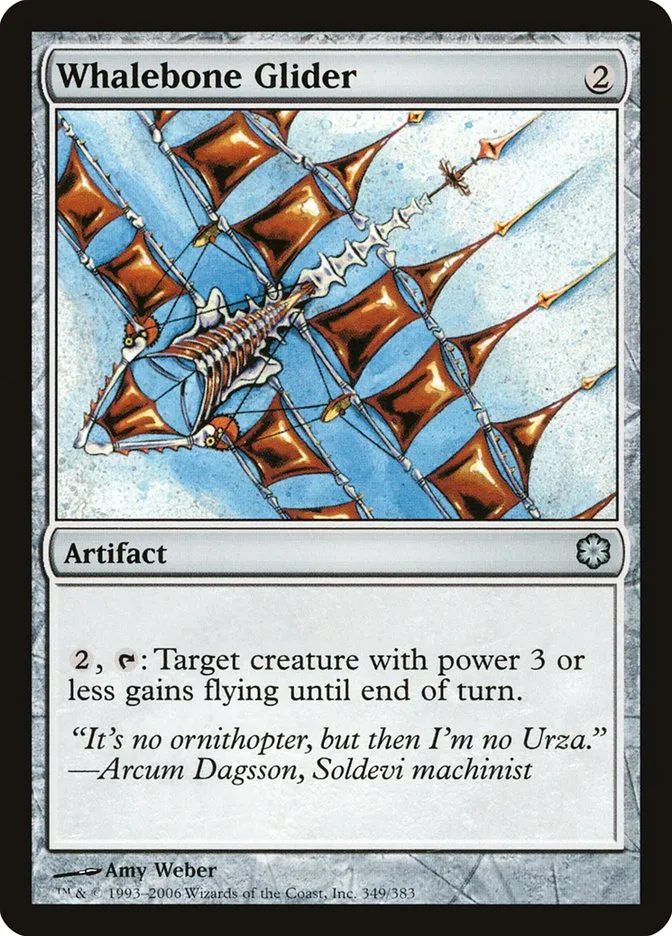 2006 Coldsnap Theme Decks Whalebone Glider uncommon #349 uncommon card image