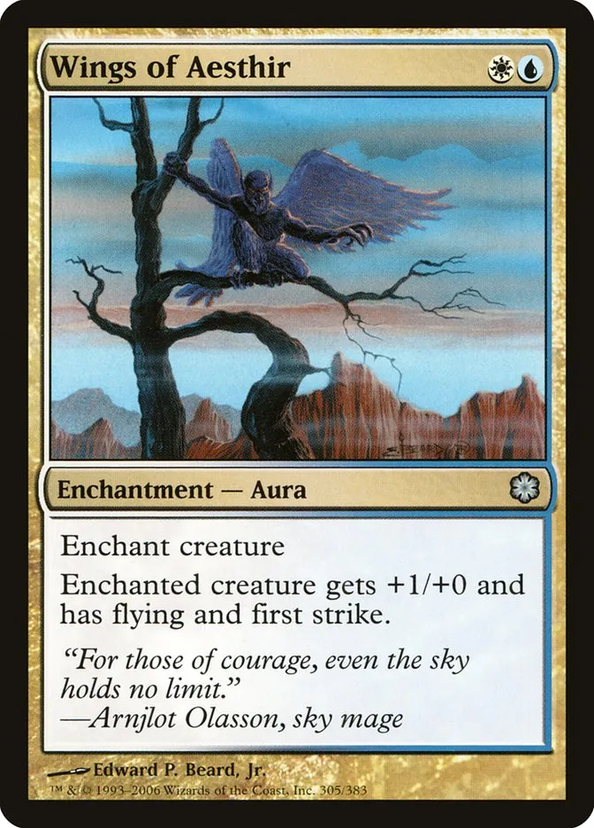 2006 Coldsnap Theme Decks Wings of Aesthir uncommon #305 uncommon card image