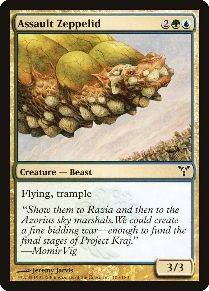 2006 Dissension Assault Zeppelid common #103 common card image