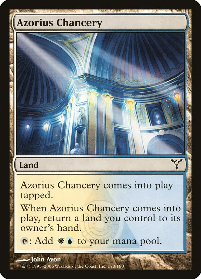 2006 Dissension Azorius Chancery #170 common card image