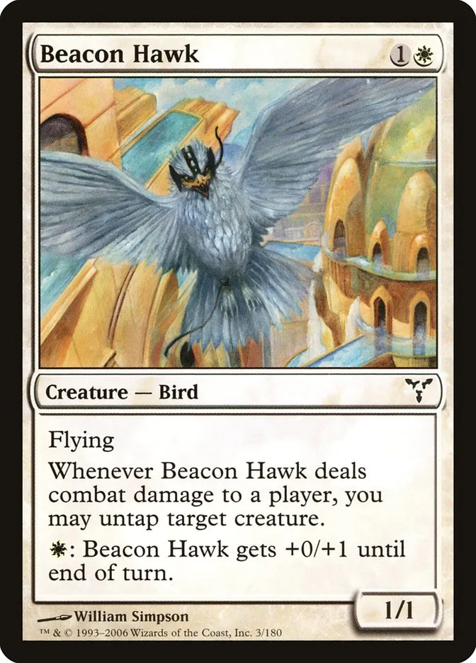 2006 Dissension Beacon Hawk common #3 common card image