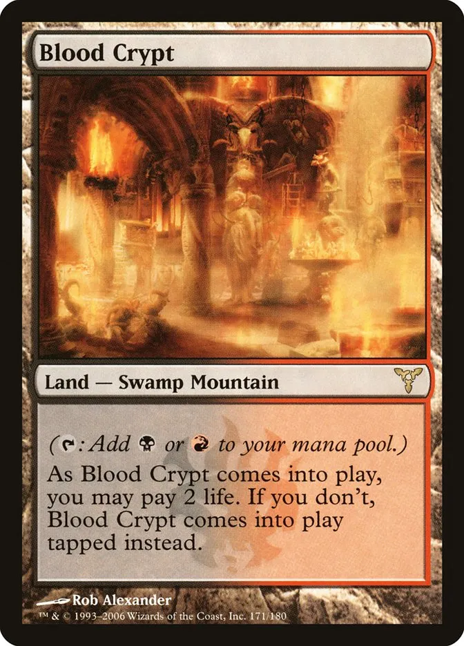 2006 Dissension Blood Crypt rare #171 rare card image