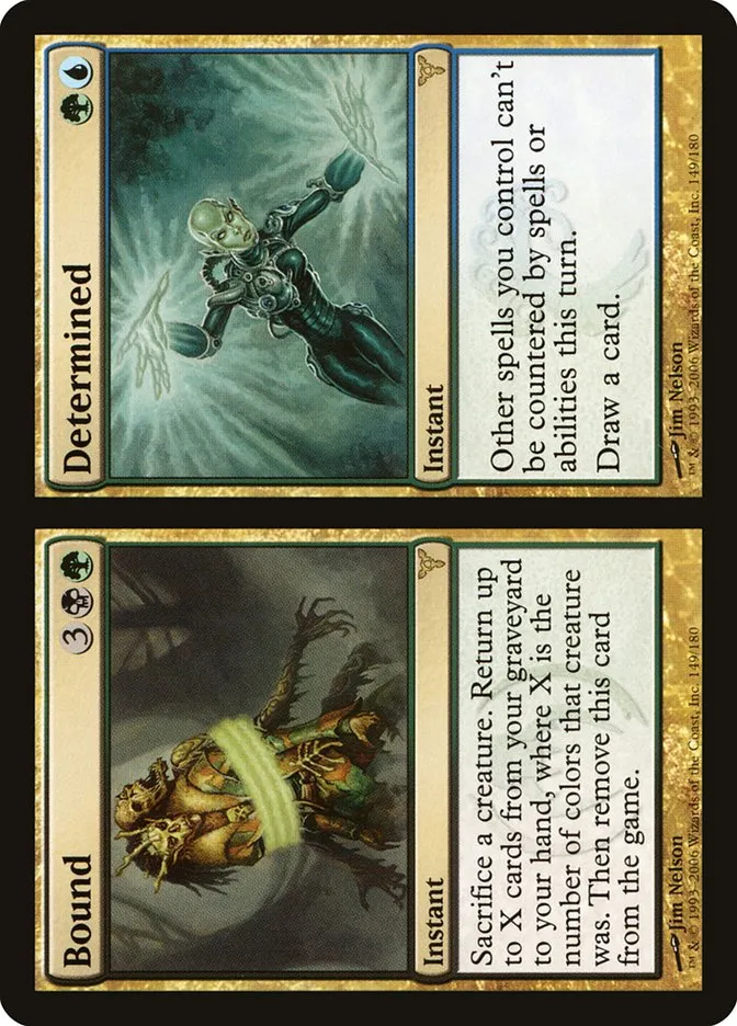 2006 Dissension Bound // Determined rare #149 rare card image