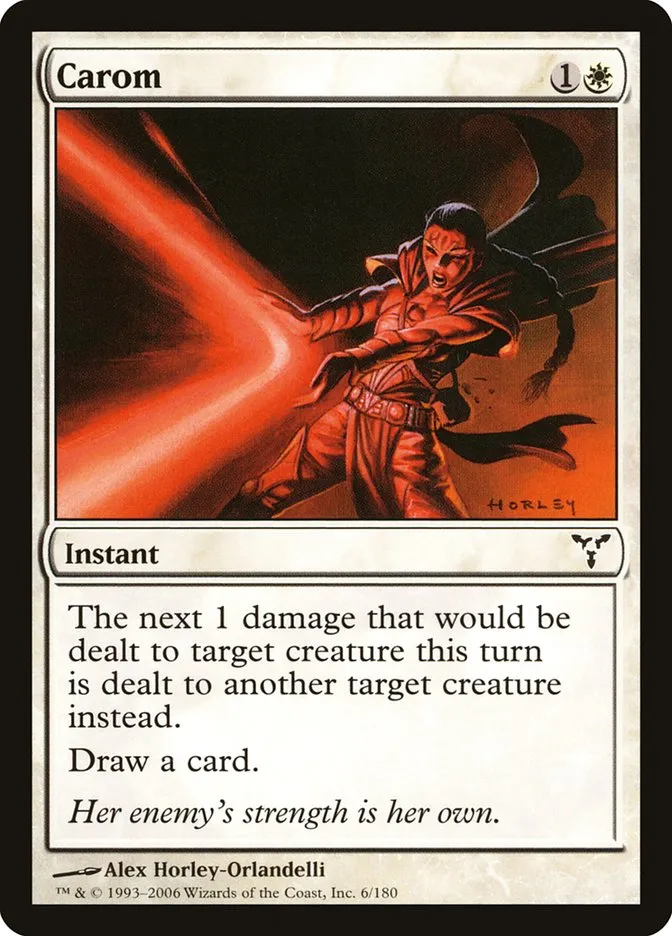 2006 Dissension Carom common #6 common card image