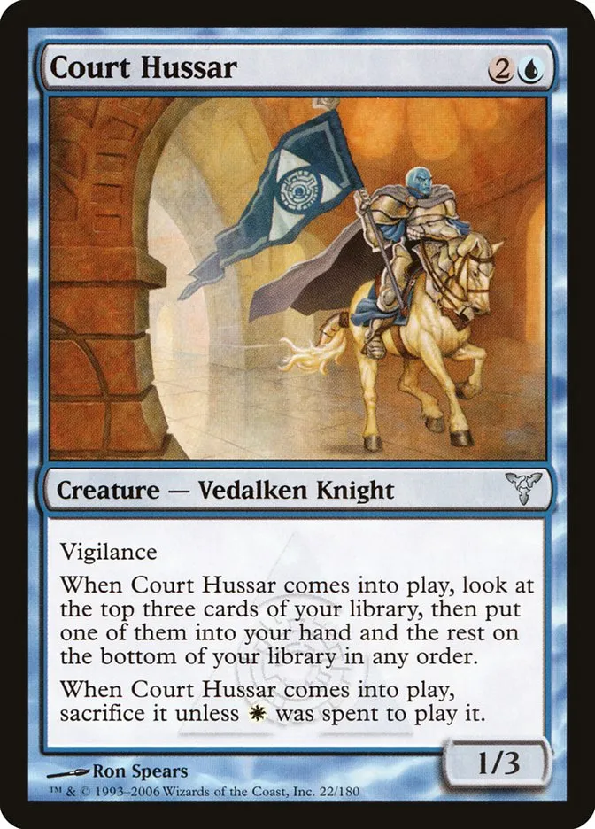2006 Dissension Court Hussar uncommon #22 uncommon card image
