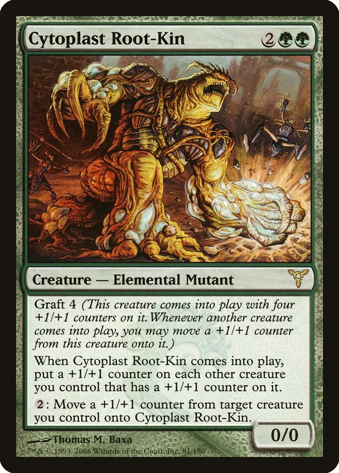 2006 Dissension Cytoplast Root-Kin #81 rare card image