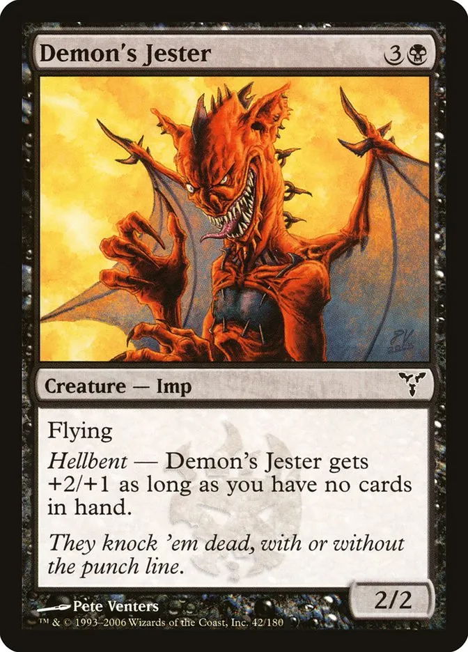 2006 Dissension Demon's Jester common #42 common card image