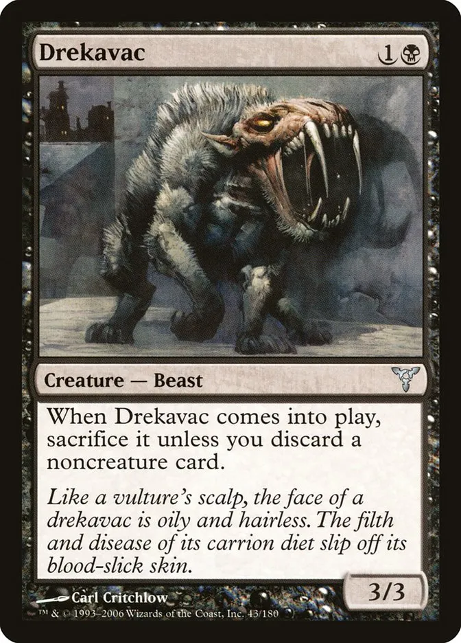 2006 Dissension Drekavac uncommon #43 uncommon card image