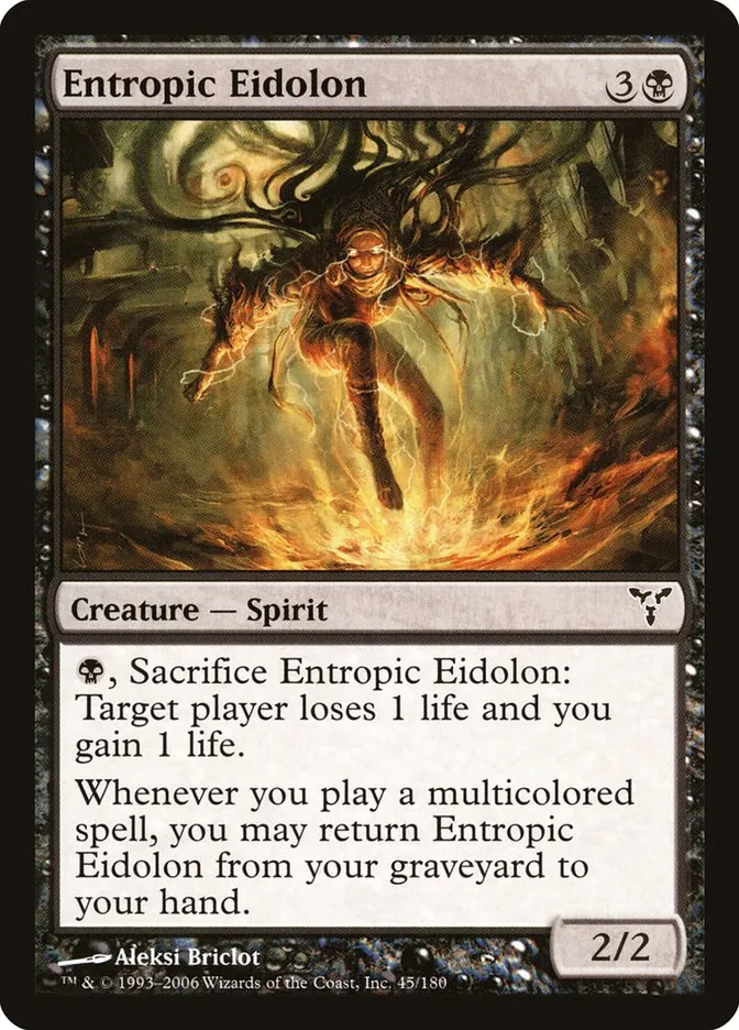 2006 Dissension Entropic Eidolon common #45 common card image