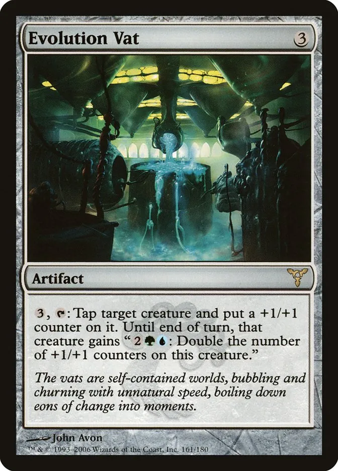 2006 Dissension Evolution Vat rare #161 rare card image