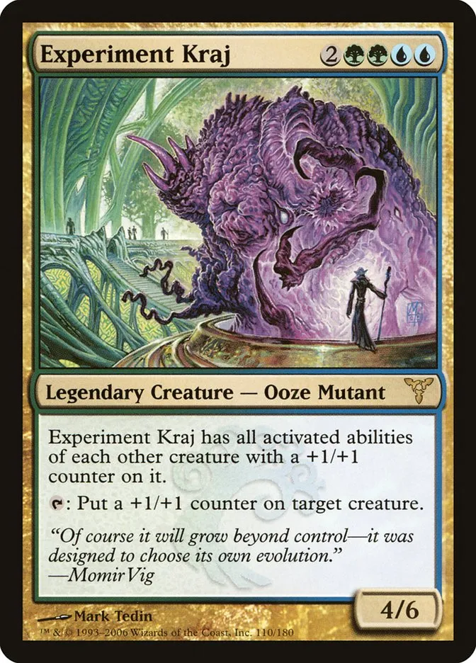 2006 Dissension Experiment Kraj #110 rare card image
