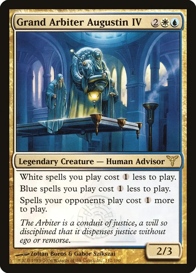 2006 Dissension Grand Arbiter Augustin IV #112 rare card image