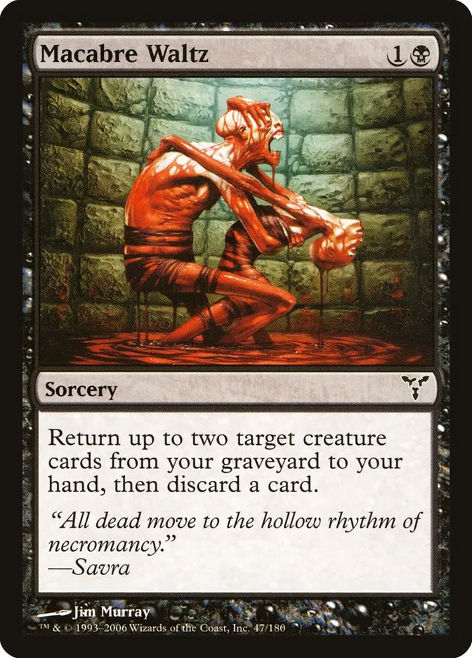 2006 Dissension Macabre Waltz common #47 common card image