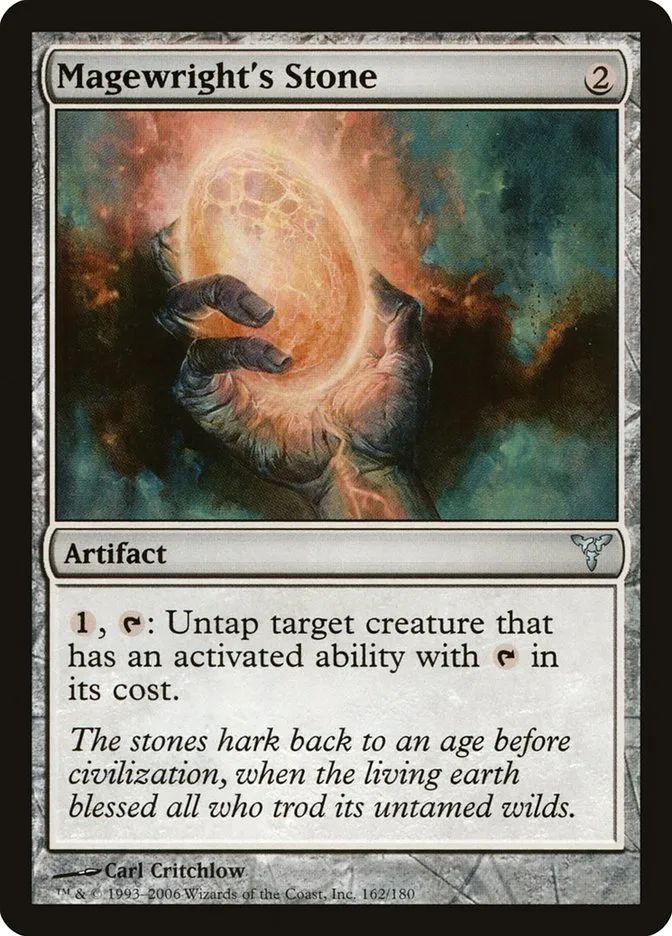 2006 Dissension Magewright's Stone #162 uncommon card image