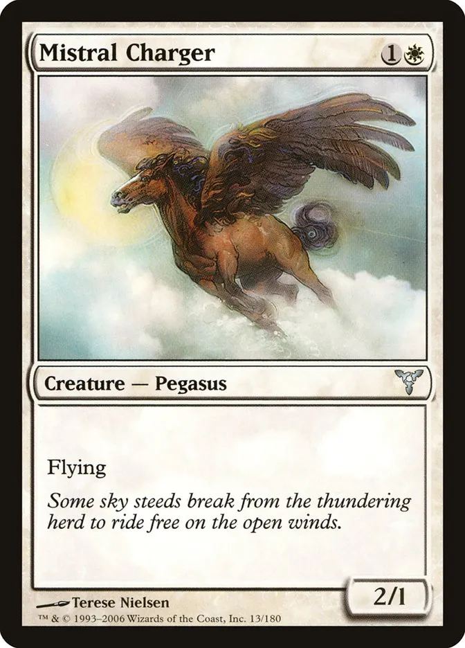 2006 Dissension Mistral Charger uncommon #13 uncommon card image