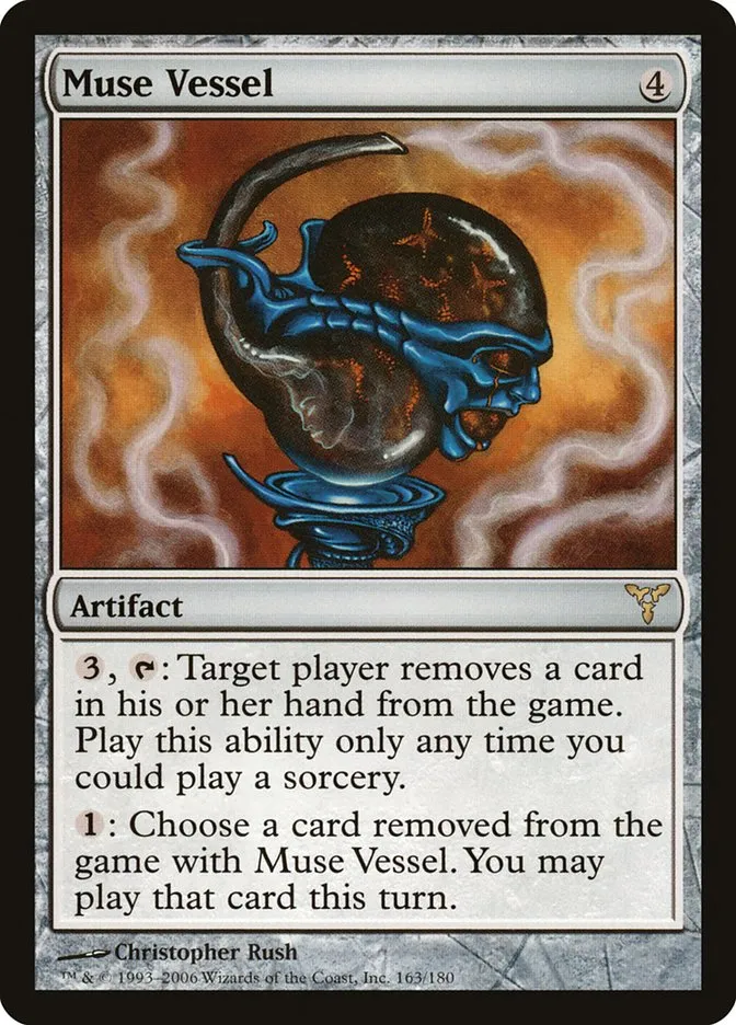 2006 Dissension Muse Vessel #163 rare card image